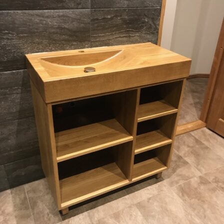 wooden basin to a sauna 2